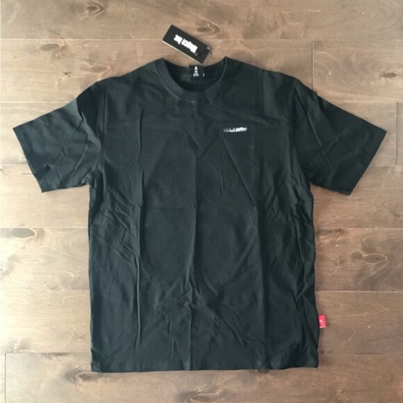 Niepce Inc Men's MAXWDF Tornado Art Tee in Black, Size Small - Picture 2 of 5